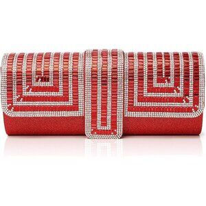 Women Sparkly Crystal Bag with Rhinestones Wedding Party formal Handbag.